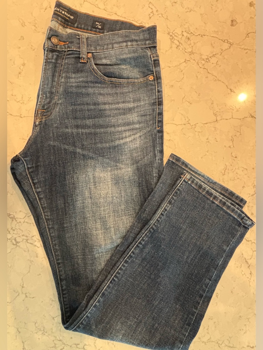 Lucky Brand Men's Relaxed Blue Jeans